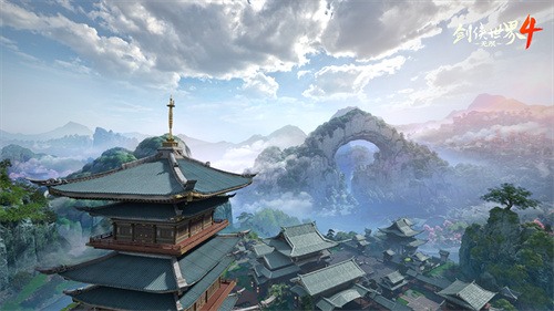 天光云影共徘徊!《剑侠世界4:无限》拟真江湖天气系统首曝