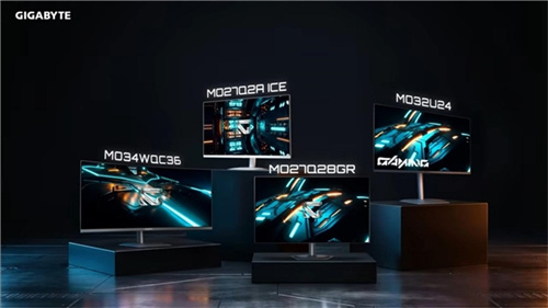 技嘉 CES 2026 发布四款全新 OLED 电竞显示器，独家画质调校技术定义视觉新巅峰(图1)