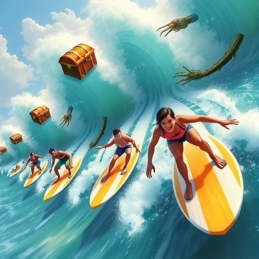 踏浪而行夺宝求生 多人合作APRG《Surfpunk》预告片公开(图8) 踏浪而行夺宝求生 多人合作APRG《Surfpunk》预告片公开(图8)