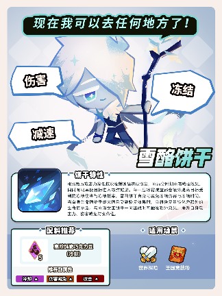冲呀！饼干人：王国「我可以去任何我想去的地方！」 雪酪饼干 技能情报(图3)