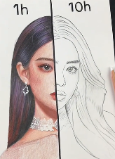 插画艺术家展示惊人涂色技巧 300美元的右脸(图1) 插画艺术家展示惊人涂色技巧 300美元的右脸