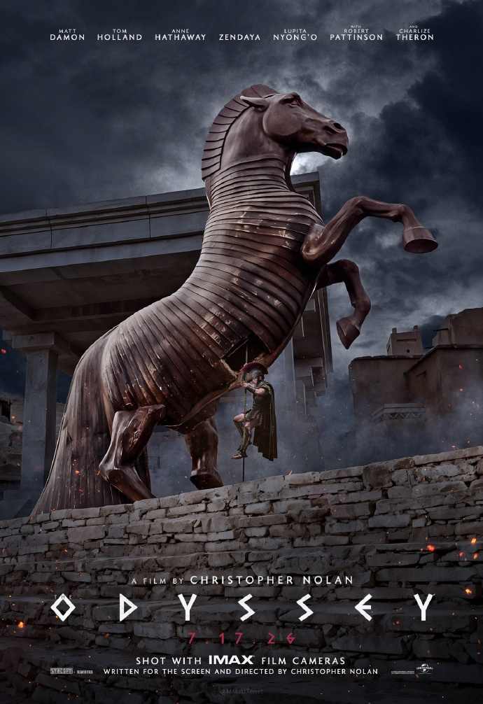 诺兰新片《奥德赛》首发中文预告 明年7月上映