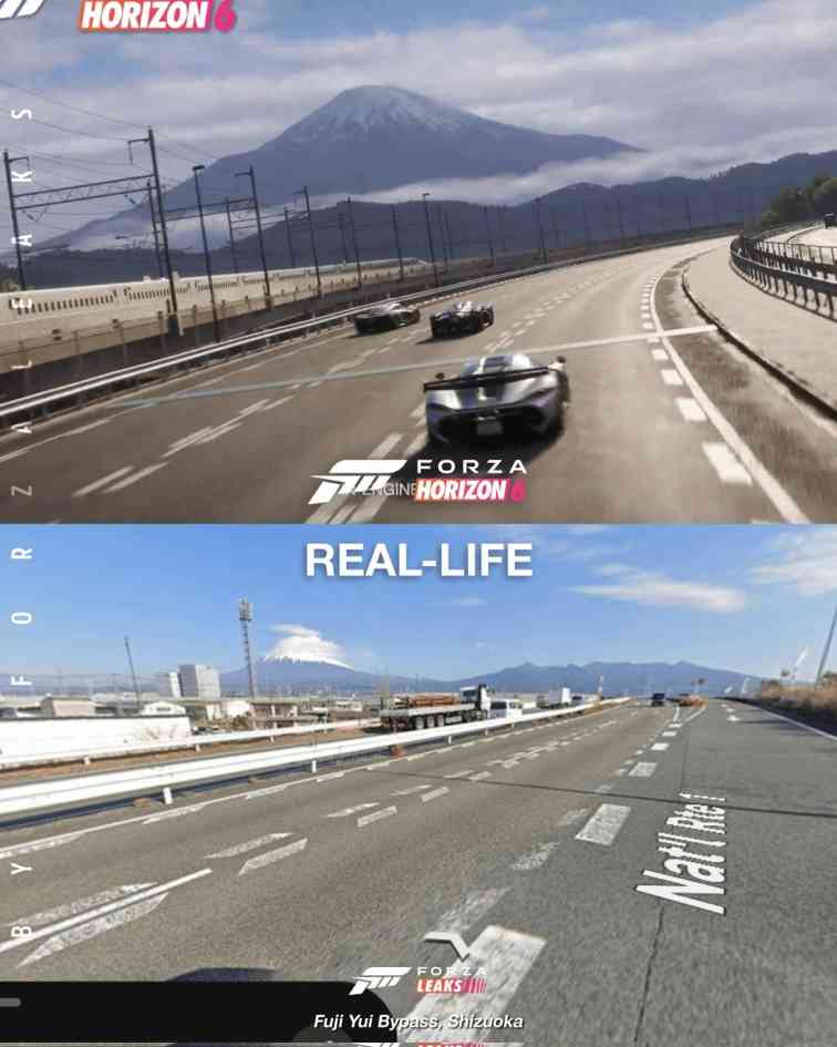 《极限竞速:地平线6》游戏画面与现实对比 真假难辨!(图4) 《极限竞速:地平线6》游戏画面与现实对比 真假难辨!