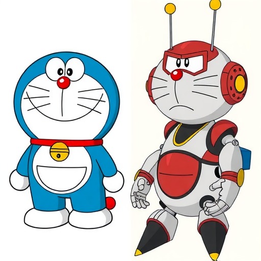 早期哆啦A梦长啥样?漫画家同一作品角色初期晚期大变样(图4) 早期哆啦A梦长啥样?漫画家同一作品角色初期晚期大变样(图4)