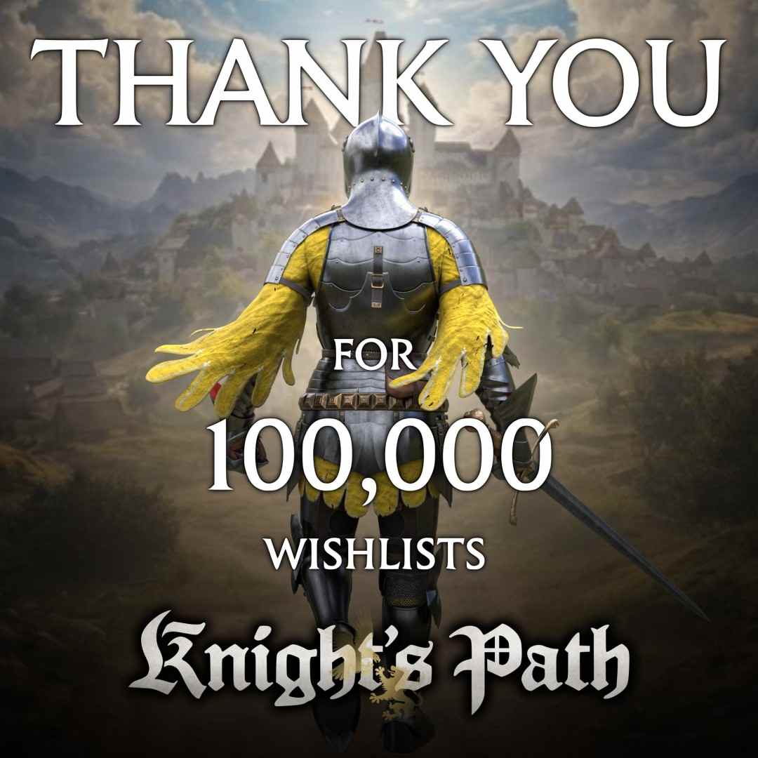 《骑士之路》Steam愿望单超10万 开发团队仅4个男人(图1) 《骑士之路》Steam愿望单超10万 开发团队仅4个男人