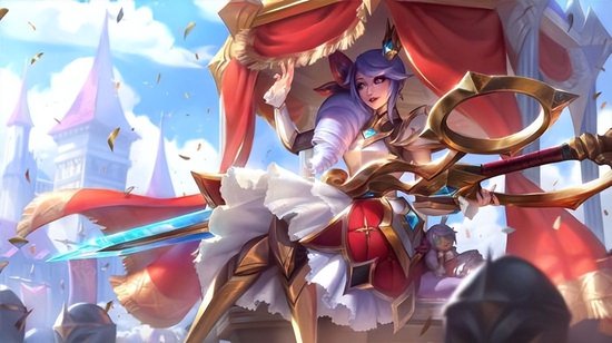 《英雄联盟》2024女帝系列皮肤上新！原画及模型展示(图1)