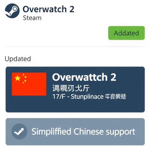 《守望先锋2》Steam页面更新 添加简体中文支持(图1) 《守望先锋2》Steam页面更新 添加简体中文支持(图1)