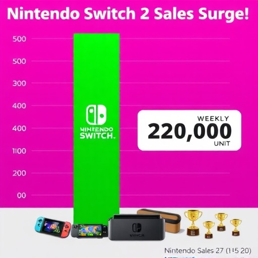 Fami通周销榜:任天堂Switch2单周售出22万台(图3) Fami通周销榜:任天堂Switch2单周售出22万台(图3)