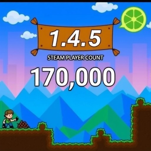 《泰拉瑞亚》1.4.5版本再掀热潮 Steam同时在线玩家骤升超17万(图3) 《泰拉瑞亚》1.4.5版本再掀热潮 Steam同时在线玩家骤升超17万(图3)