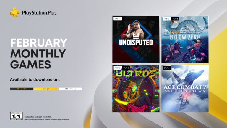 四款大作!PS Plus 2026年2月阵容正式公布(图1) 四款大作!PS Plus 2026年2月阵容正式公布