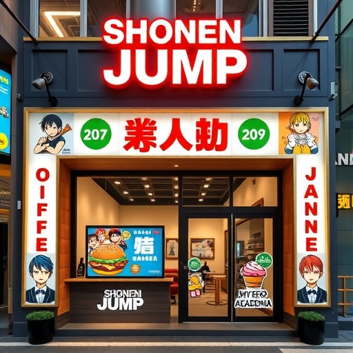 《少年JUMP》海外首家咖啡店7日上海开业 各种名作联名美食登场(图3) 《少年JUMP》海外首家咖啡店7日上海开业 各种名作联名美食登场(图3)