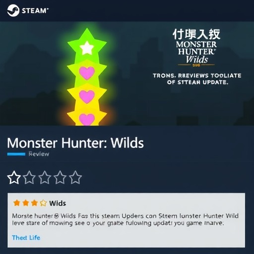 《怪物猎人:荒野》更新后 Steam遭“好评轰炸”(图2) 《怪物猎人:荒野》更新后 Steam遭“好评轰炸”(图2)